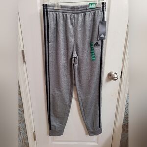 Adidas grey and black workout pants